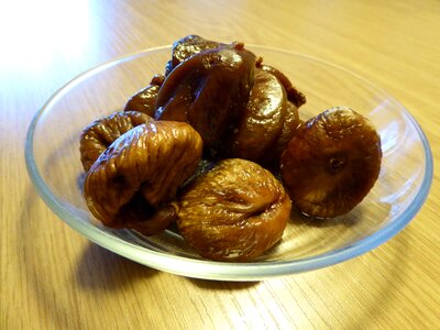 Dried figs dried fruits brown photo