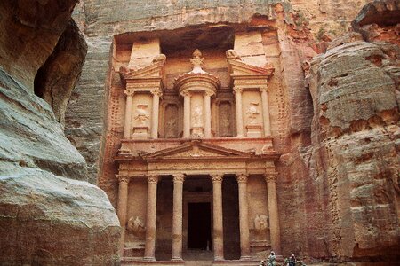 Petra the red the colorful