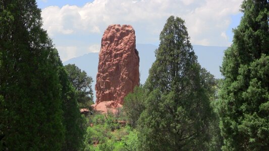 Landscape sky rock photo