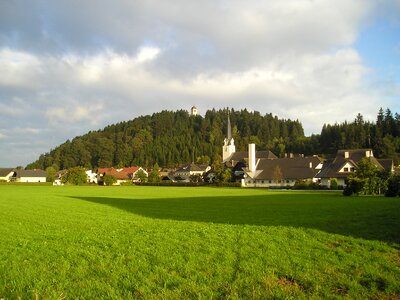 Buildings houses church photo