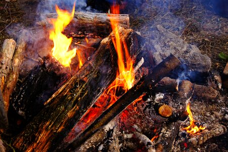 Wood barbecue ash