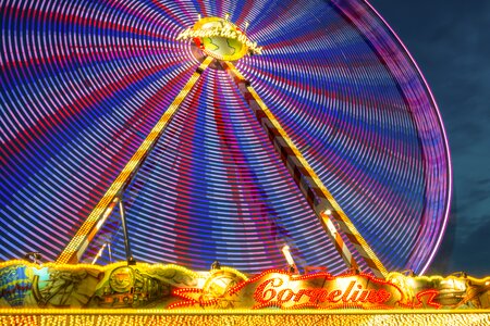 Carousel ride ferris wheel photo