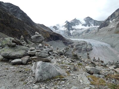 Alps landscape glacier