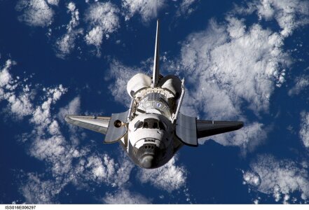 Earth ship international space station photo