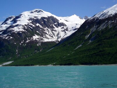Glacier Bay mountains photo