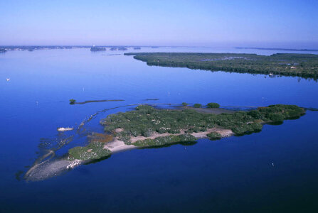 Aerial of Pelican Island National Wildlife refuge photo