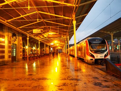 Train track istanbul photo