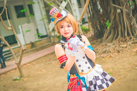 Japan anime costume girl portrait