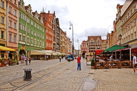 The centre of the old town the market photo