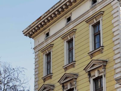 Facade house masonry photo