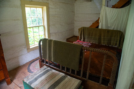 Small Bedroom by the stairs in Old World Wisconsin photo