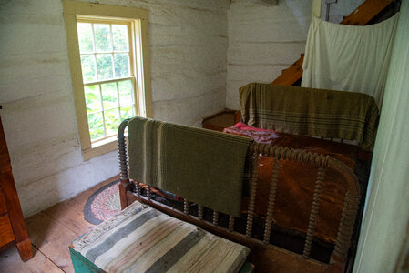 Small Bedroom by the stairs in Old World Wisconsin