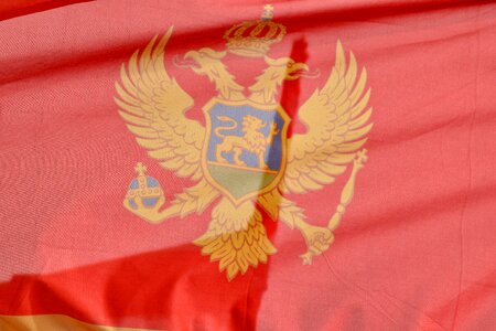 Montenegro democracy flag photo