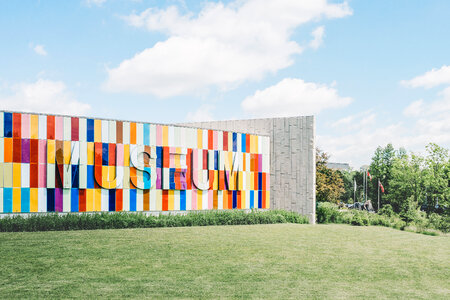Colourful Modern Building of Museum photo
