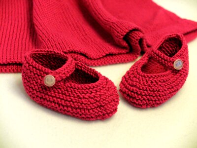 Wool knitting craft photo