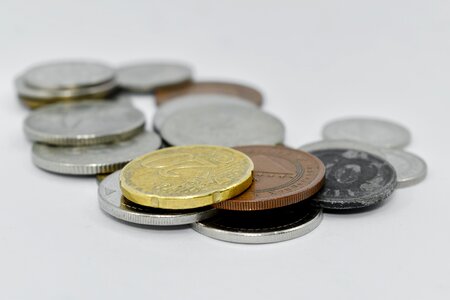 Cent coin detail