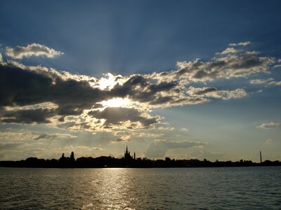Weather lake sun