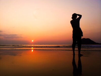 Waiting for sunset sunset on viet nam beach i love sunset photo