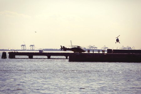 Pier water sky