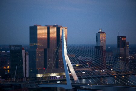 Cityview of Rotterdam, Netherlands photo