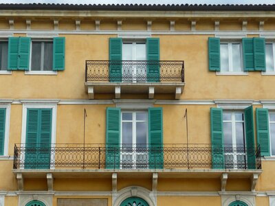 Balcony building window photo