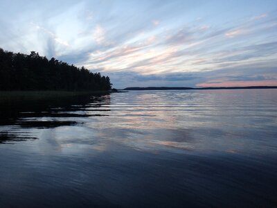 Finland summer lake photo