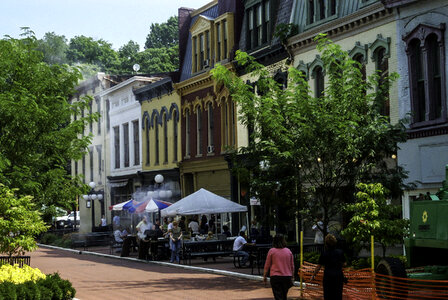 Looking at Downtown Frankfort, Kentucky