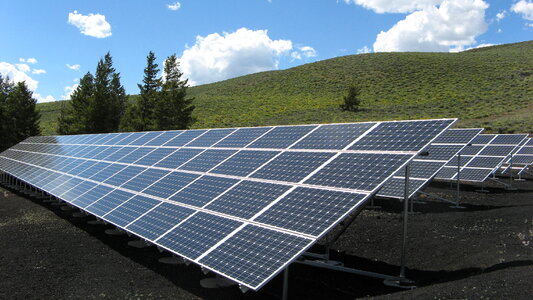 Solar Power cell panel photo