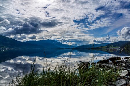 Lake landscape water