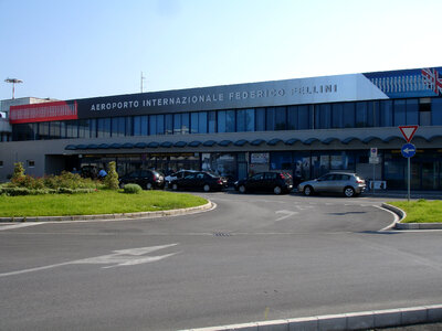 Federico Fellini International Airport in Rimini, Italy