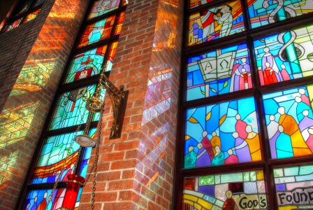 Church chapel colorful