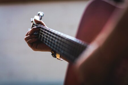 Concert finger guitar photo