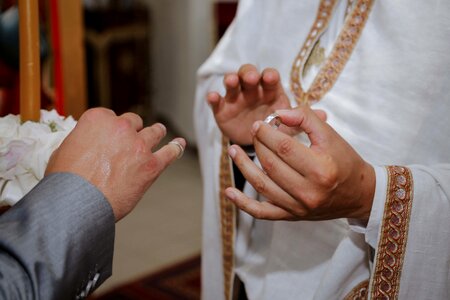 Wedding priest wedding ring photo