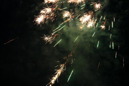 New year's day radio shower of sparks