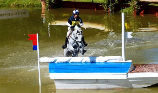 Sport riding horseback photo