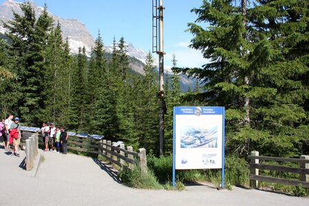 Canadian wilderness with Rocky Mountains photo