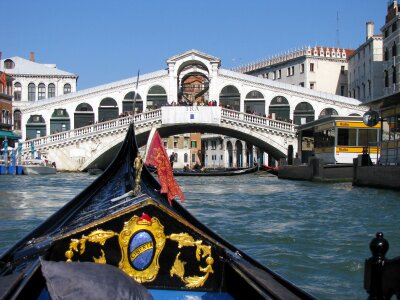 Rialto bridge venezia italy photo