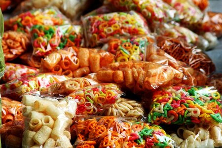 Wafers fried packed