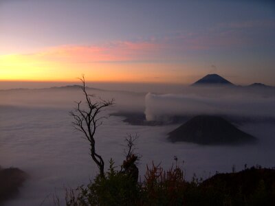 In mount bromo photo