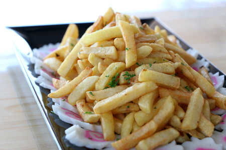 Tasty french fries photo