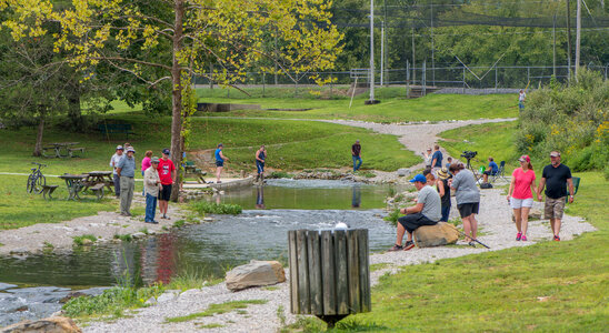 Fly fishing clinic on Hatchery Creek-2 photo