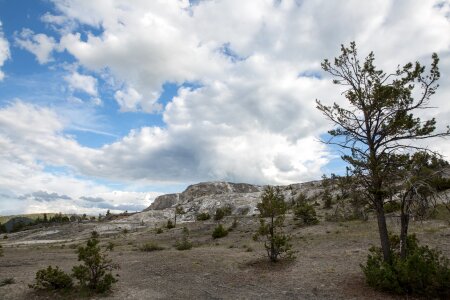 Hiking trail toward Sky Rim, Yellowstone National Park
