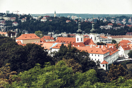 Strahov Monastery in Prague, Czech Republic photo