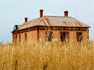 Rustic derelict farmhouse