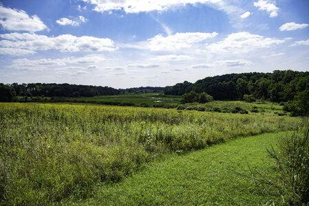Landscape overlook from the Hill