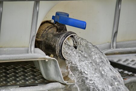 Water industry faucet photo