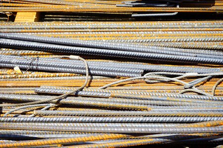 Construction material material reinforcing bars