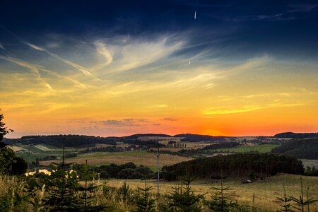 Summer sky landscapes photo