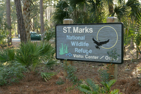 St. Marks National Wildlife Refuge sign