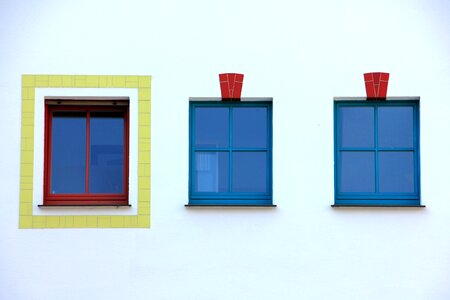 Window colorful frame